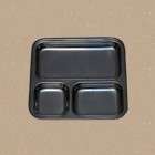 Three Compartments Fast Food Plates